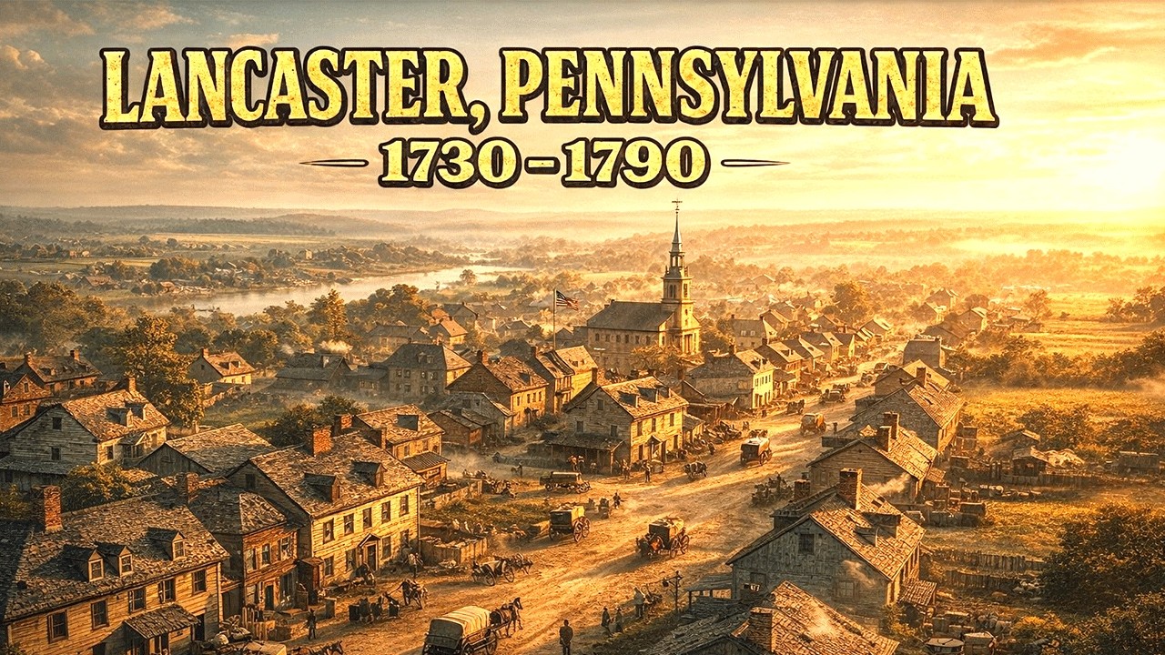 Lancaster, Pennsylvania 1730&ndash;1790 (AI Reconstruction)