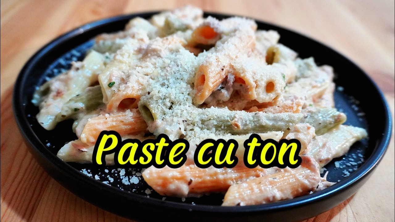 În 15 minute sunt gata! Cele mai bune paste cu ton, simple și gustoase! Probează și tu!