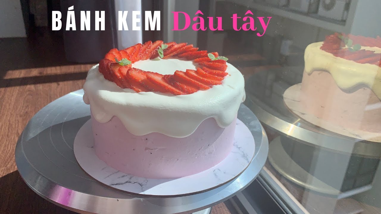 Bánh kem dâu tây || Strawberry cake