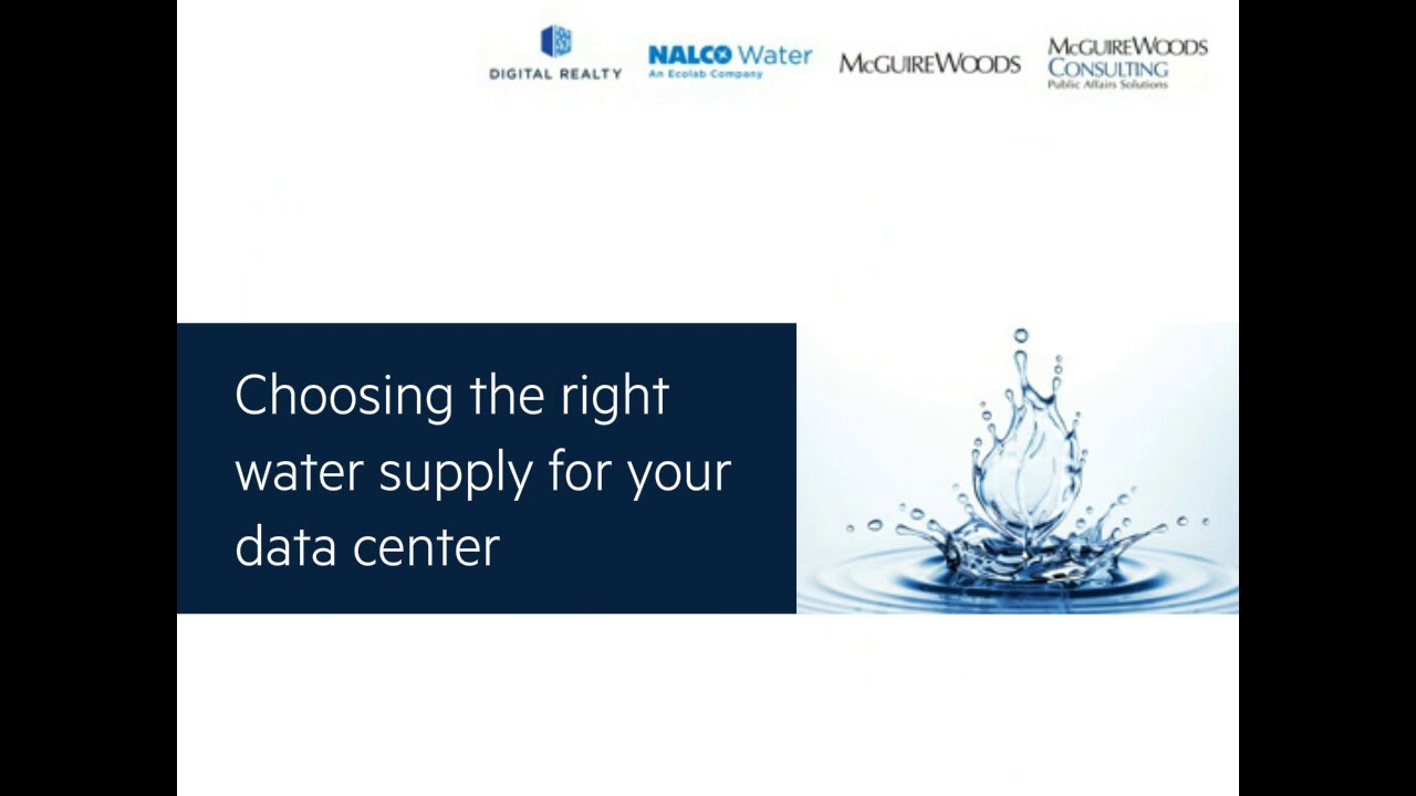 Internet Infrastructure Issues: Data Centers 101 Water Footprint and Consumption