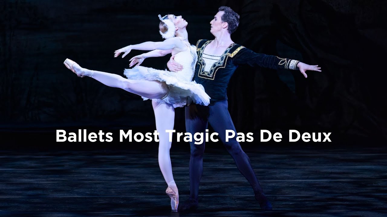 The Heart Wrenching Final Pas De Deux between White Swan (Odette) and Prince Siegfried