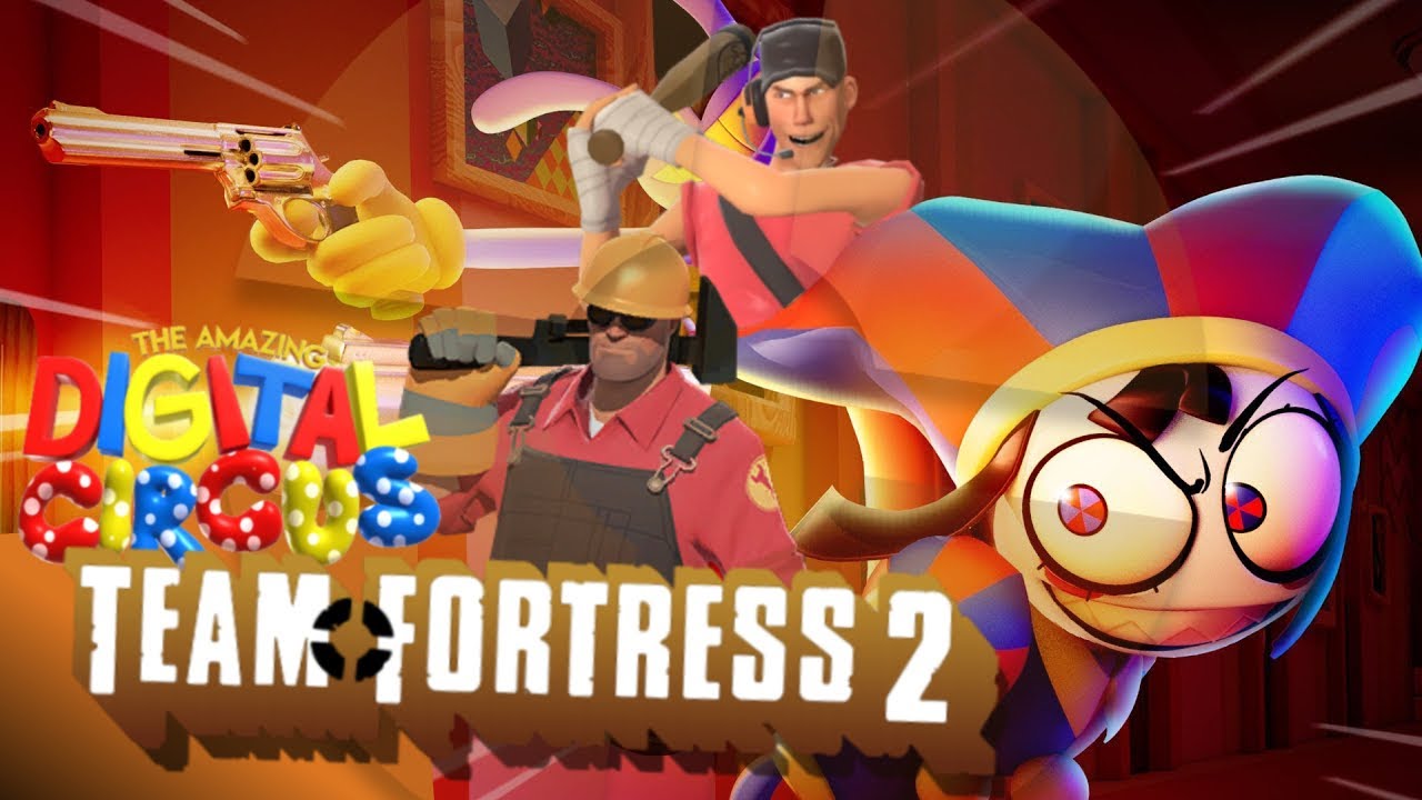 Удивительный цифровой цирк, но со спецэффектами из Team Fortress 2.
