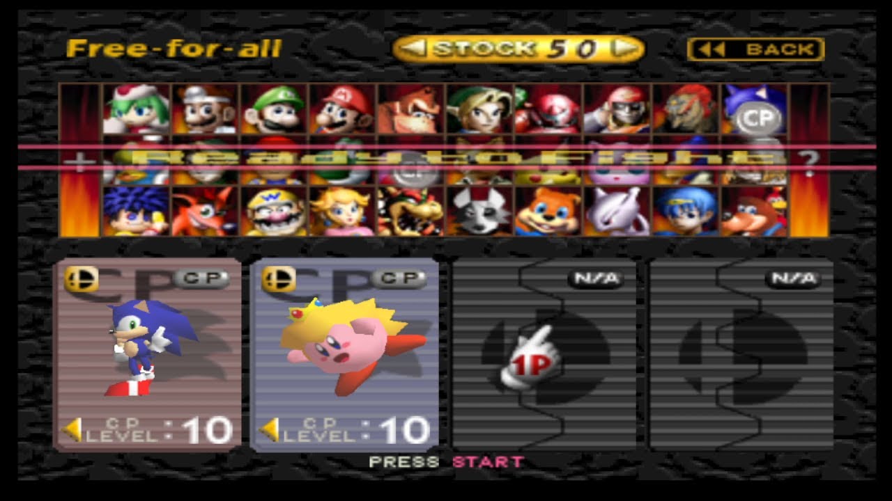 Smash Remix: Sonic Vs Kirby (Level 10 Hard CPU Battle!)