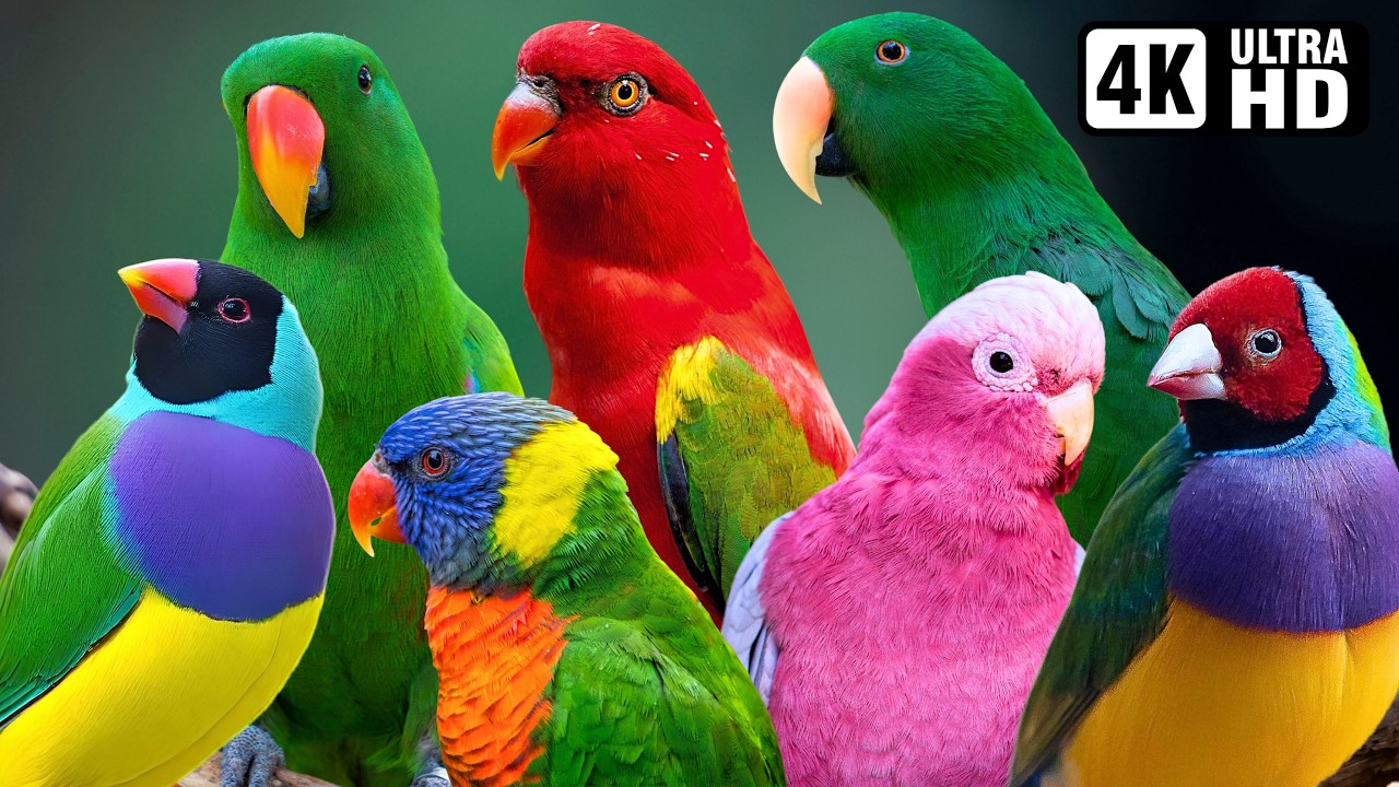 NATURE'S FINEST BIRDS 4K | Australian Wildlife & Peaceful Birdsong ASMR | Most Beautiful Birds