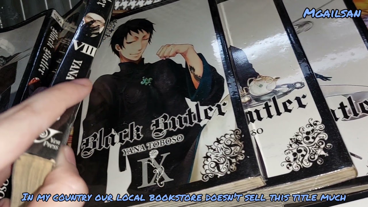 Black butler manga and artbook collections