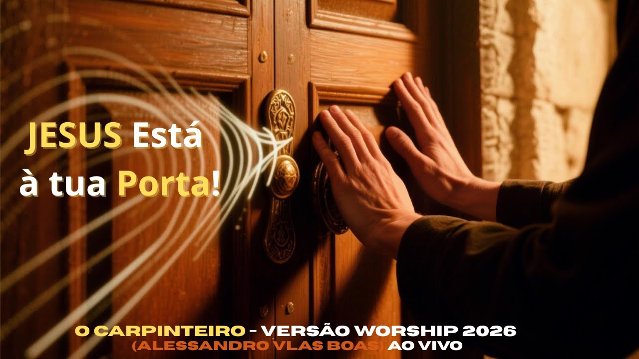 O Carpinteiro - Versão Worship 2026 | (Alessandro Vilas Boas) Ao Vivo - Jesus Está a Tua Porta...
