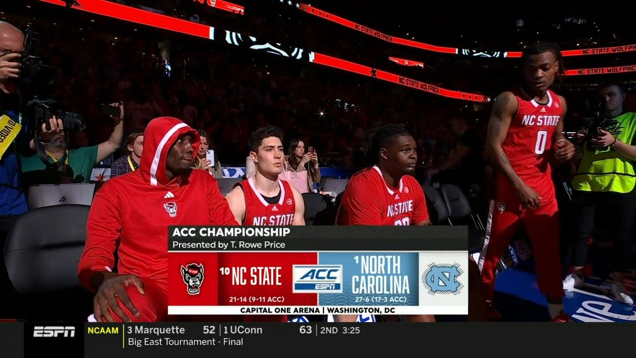 ESPN CBB intro | NC State vs 4 North Carolina | 3/16/2024