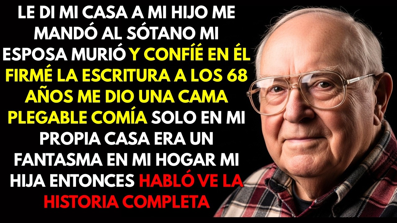 Después de darle mi casa a mi hijo, mi lugar fue una cama en un rincón