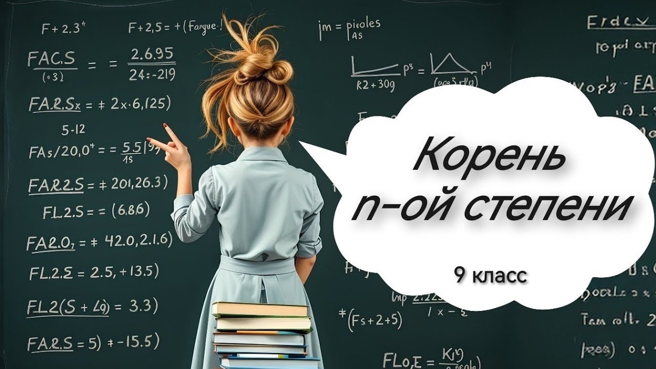 Корень n-ой степени. Алгебра, 9 класс