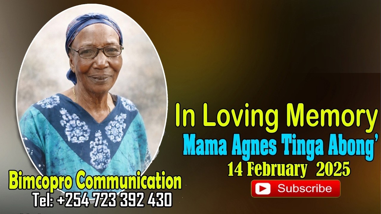 In Loving Memory of Mama Agnes Things Abon'g  (Nyar Gare )