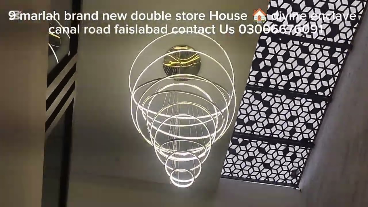 9 marlah brand new double store House 🏠 divine enclave canal road faislabad contact Us 03006676091
