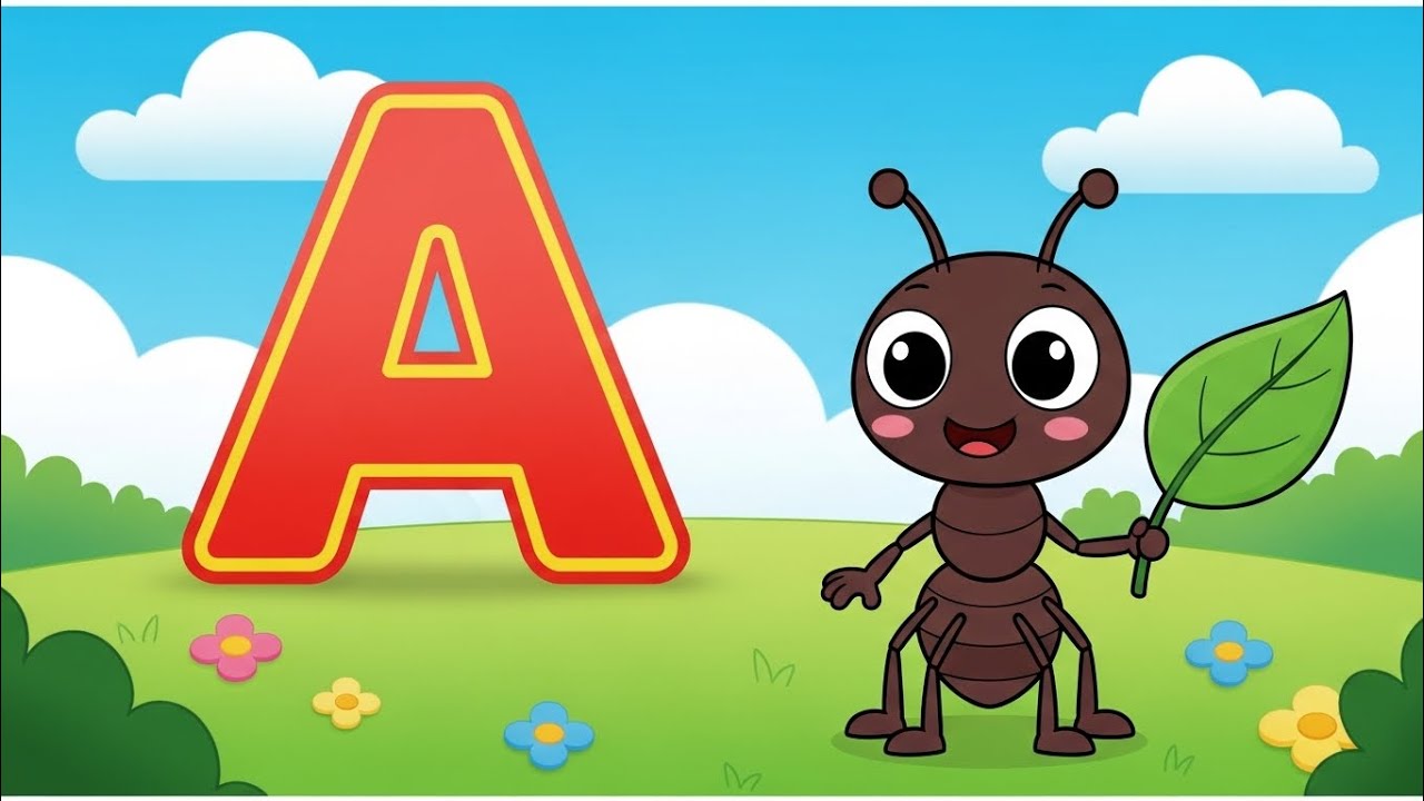 Nursery rhyme song A For ant🐜