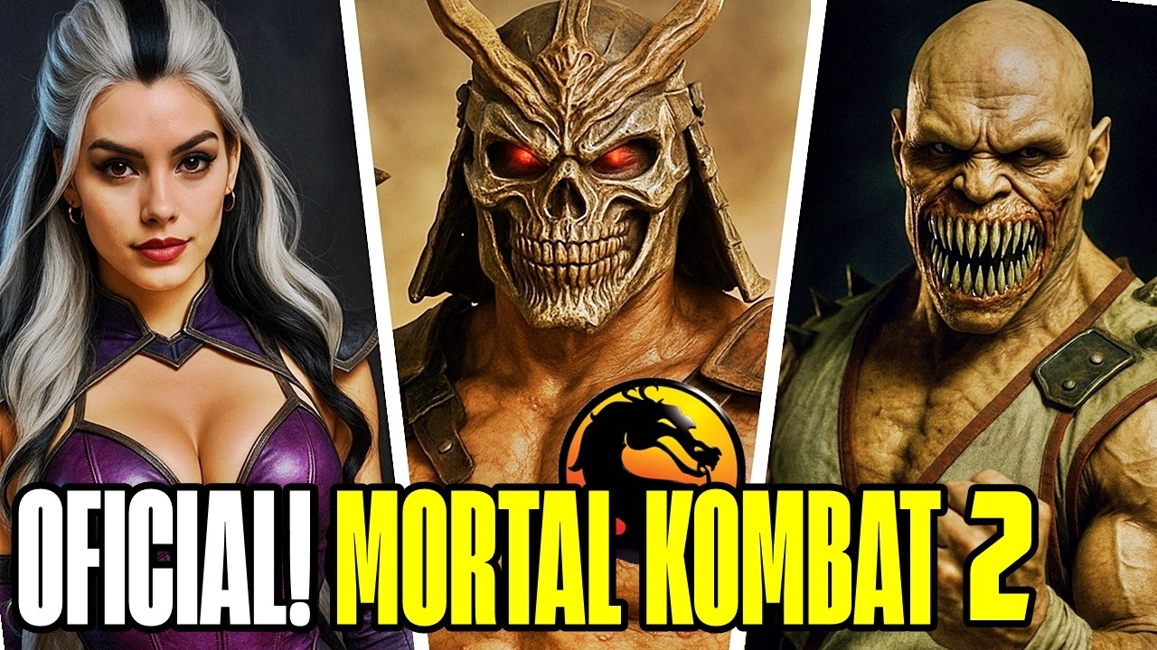 FATALITY! TODOS 18 PERSONAGENS CONFIRMADOS EM MORTAL KOMBAT 2 EXPLICADOS