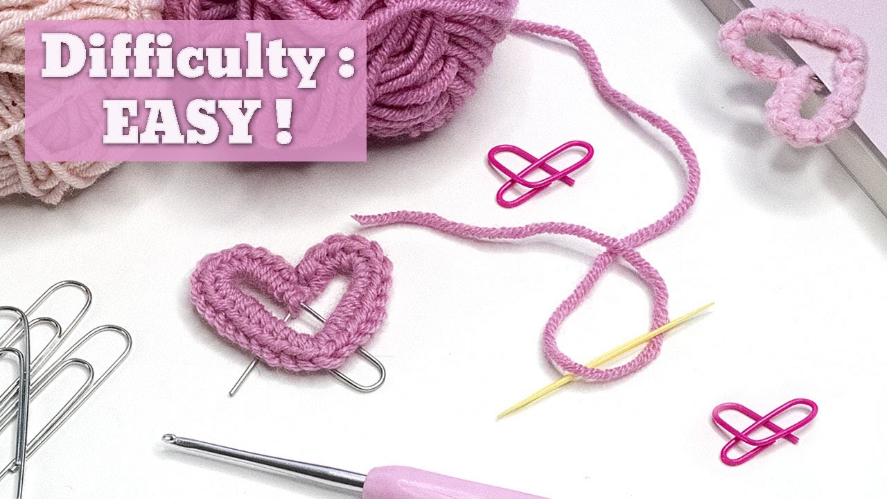 Cute Crochet Book Mark  💓📎  With or Without a Hook!