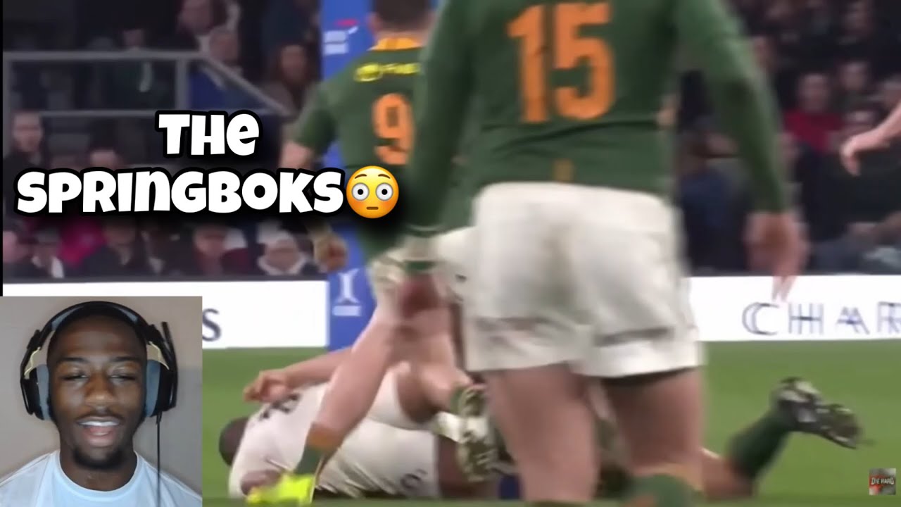 AMERICAN REACTS TO THE MOST FEARED RUGBY TEAM IN THE WORLD | THE SPRINGBOKS ARE BRUTAL BEASTS