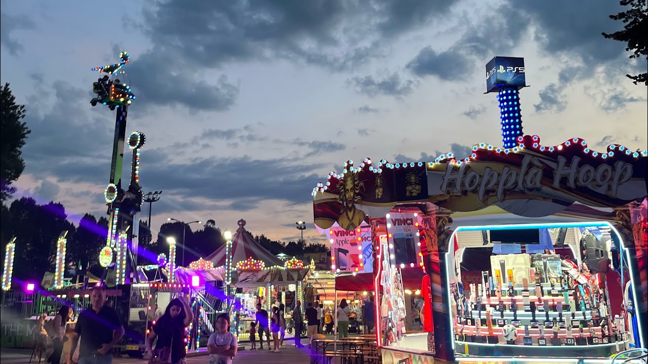 Luna Park ||🌙Night Fair || San Secondo Parmense, Italy🇮🇹