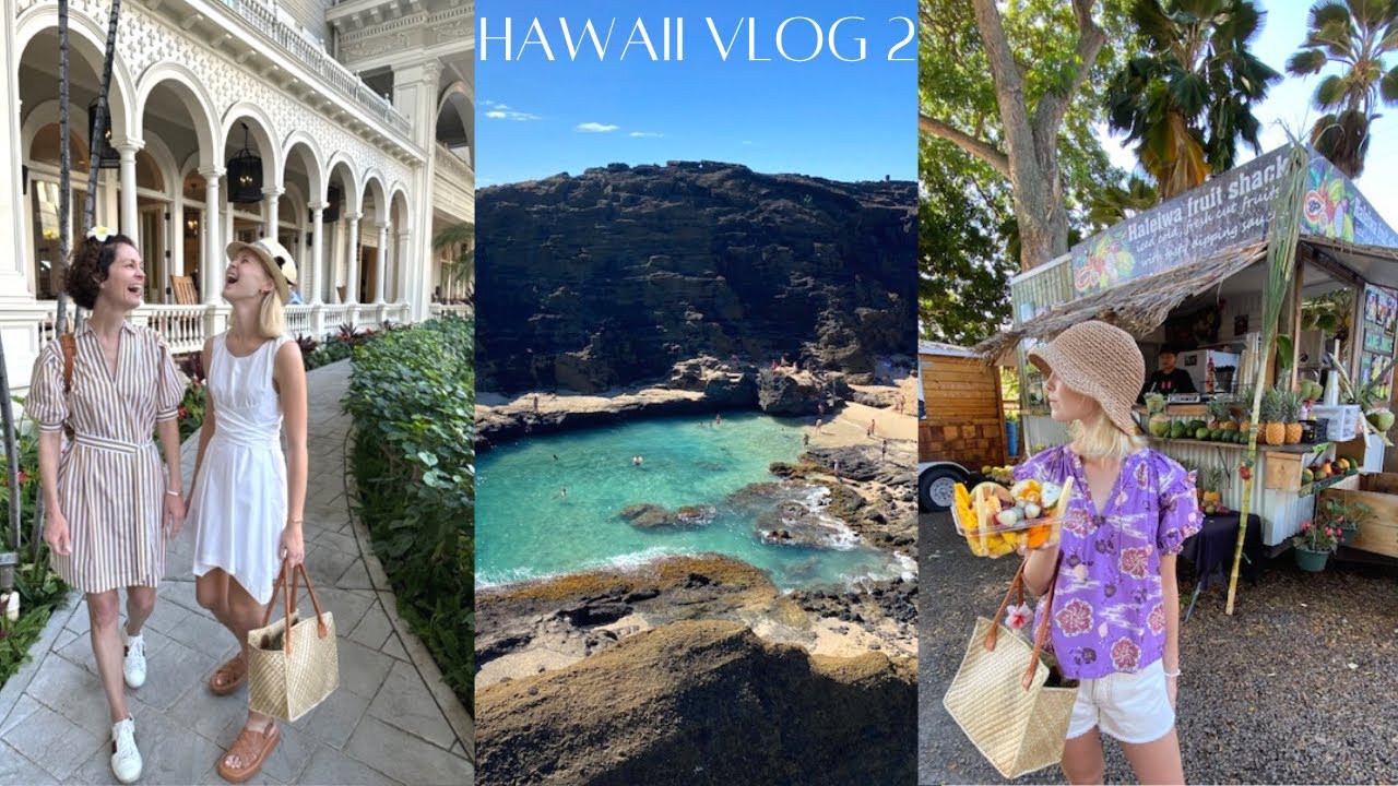 Hawaii Vlog 2 | Visiting The North Shore, Manoa Falls, + The Royal Hawaiian