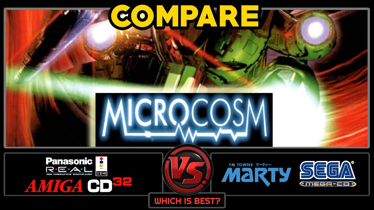 Which Version is BEST? MICROCOSM (Lets Compare) Amiga Vs 3DO FM Towns Sega CD