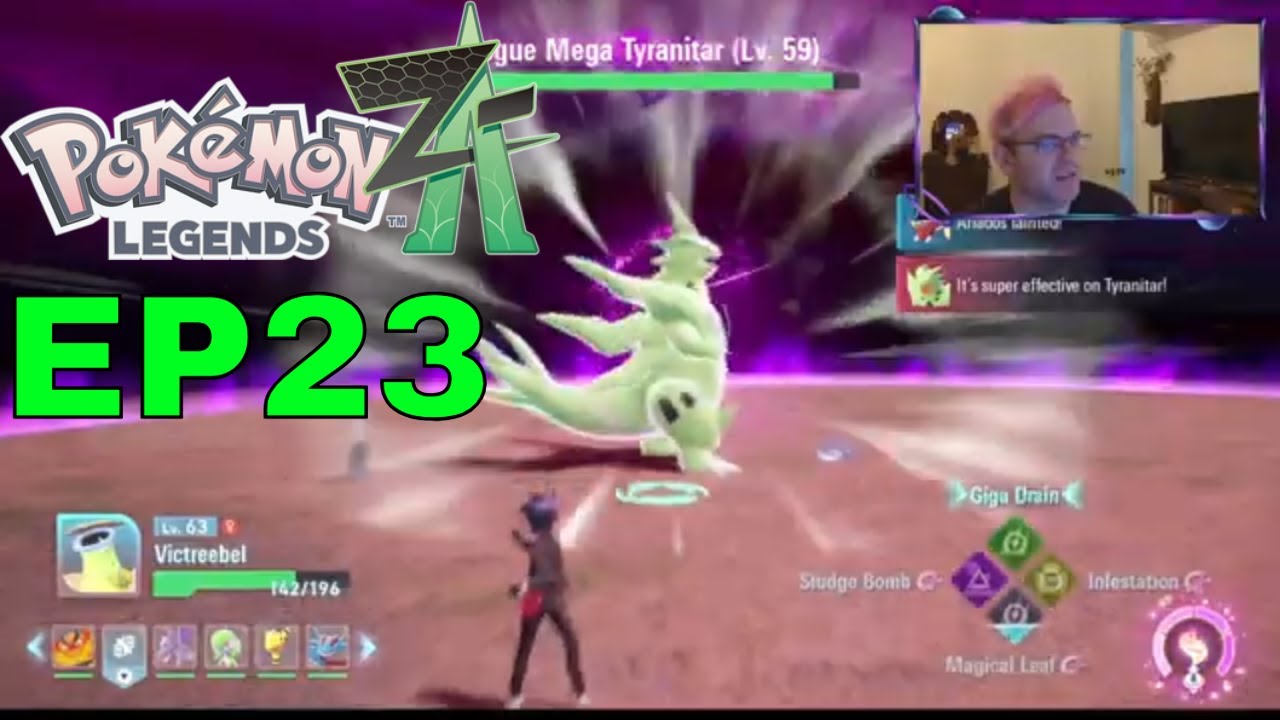 Pokemon Legends ZA EP23 Mega Tyranitar