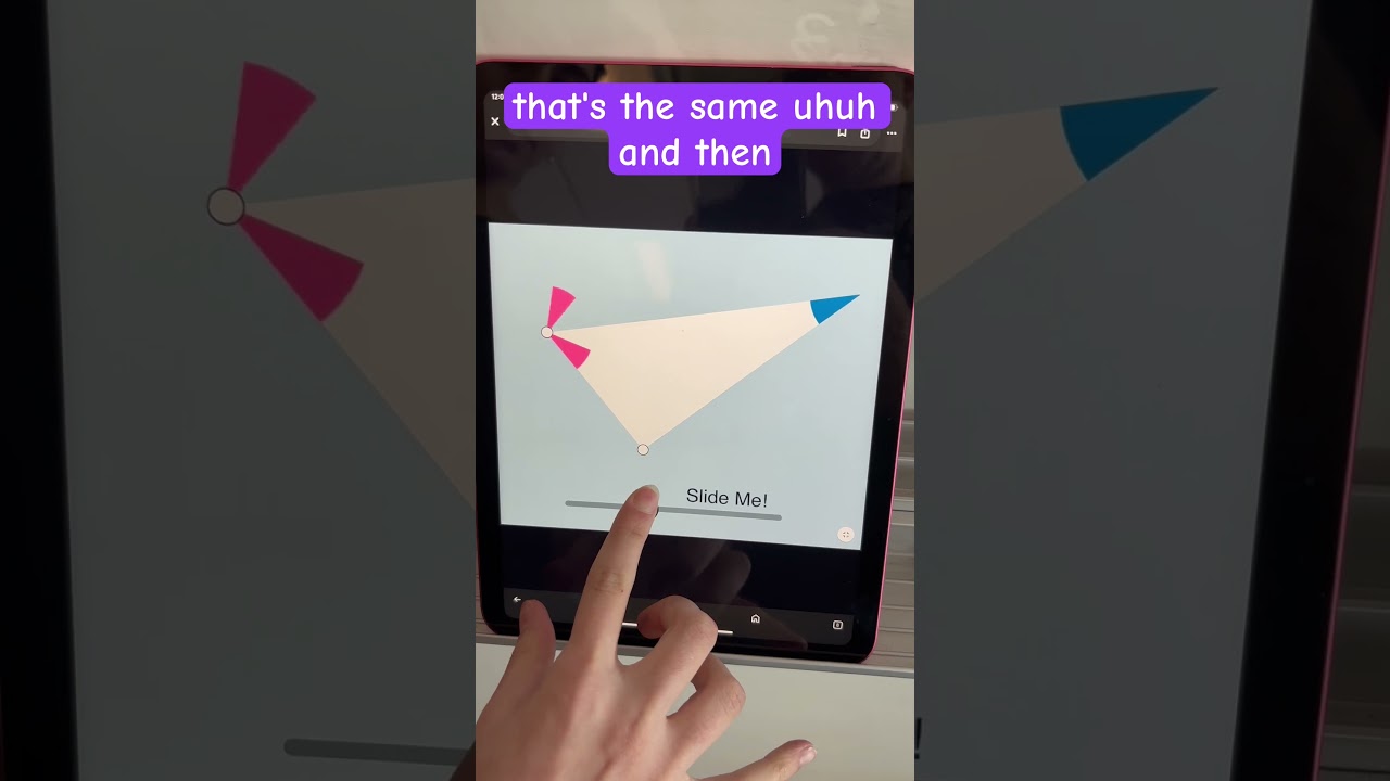 Using #edtech to explore in a thinking math classroom #mathclass #mathteacher teaching geometry