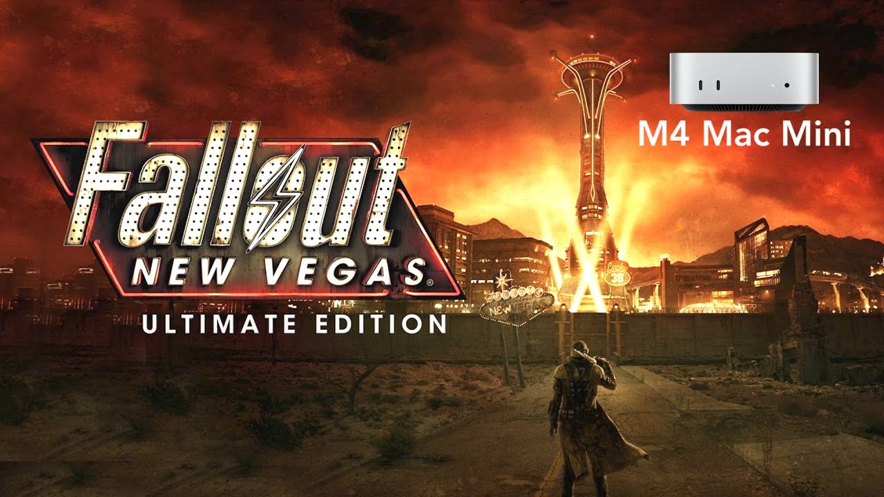 Fallout New Vegas, Mac Mini M4, Parallels Desktop: Performance test