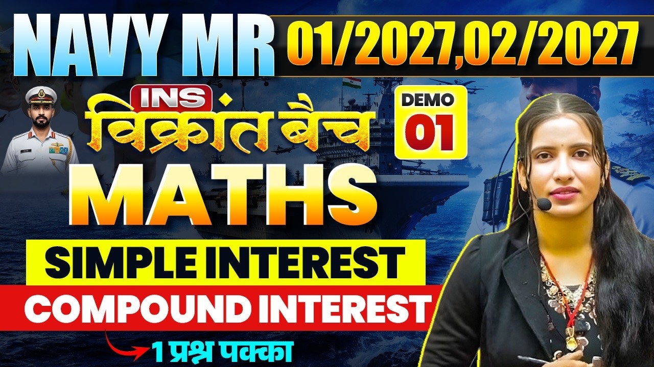 Navy MR 01/2027 & 02/2027 🔥 Vikrant Batch Demo-01 | SI & CI One Shot | Preeti Ma’am