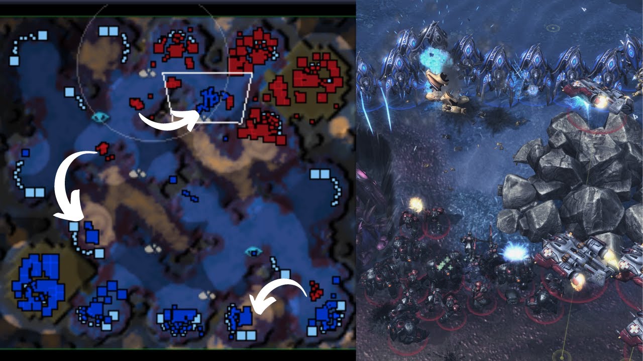The FASTEST NA Terran Player (430 Average APM) - Vindicta POV Analysis
