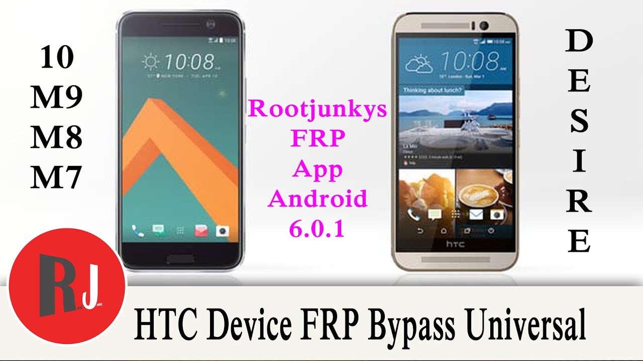 How to Bypass FRP on your HTC device Desire M8 M9 & 10
