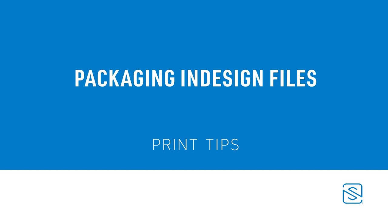 A checklist for how to package InDesign files for Smartpress