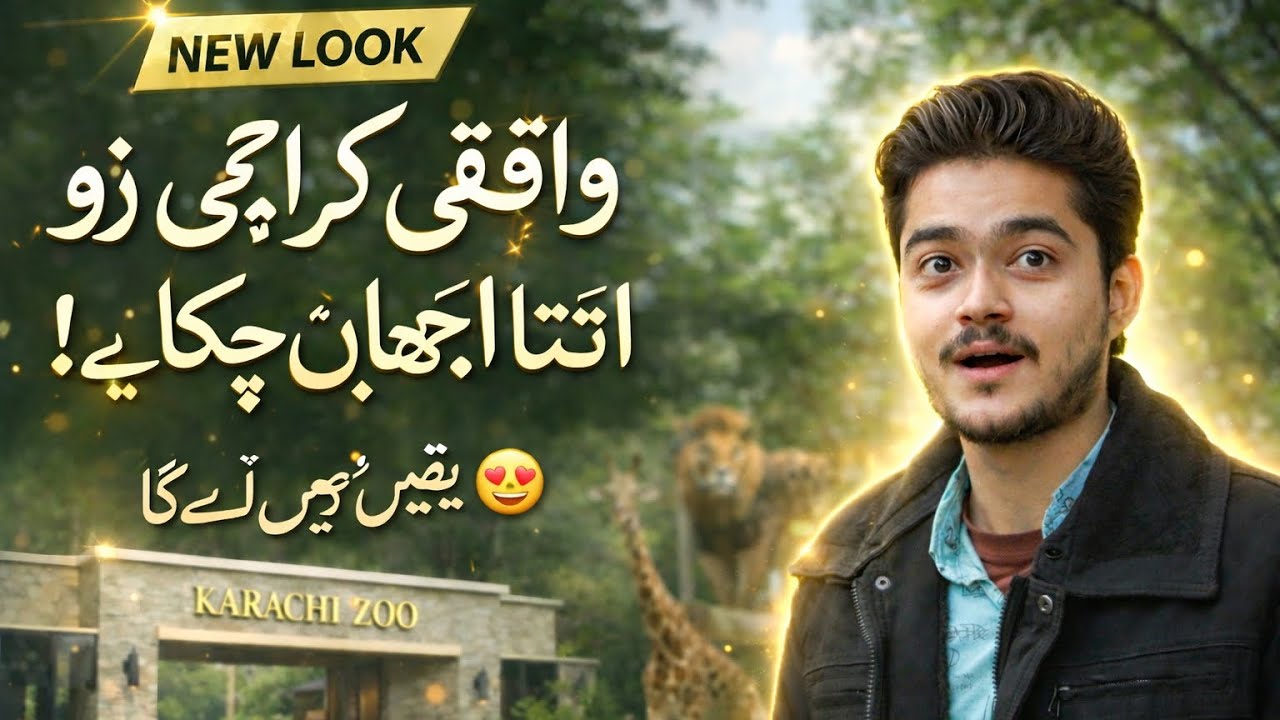 Karachi Zoo ab bohot acha ban chuka hai! 😍 | New Look Karachi Zoo Vlog.geostylishvlog