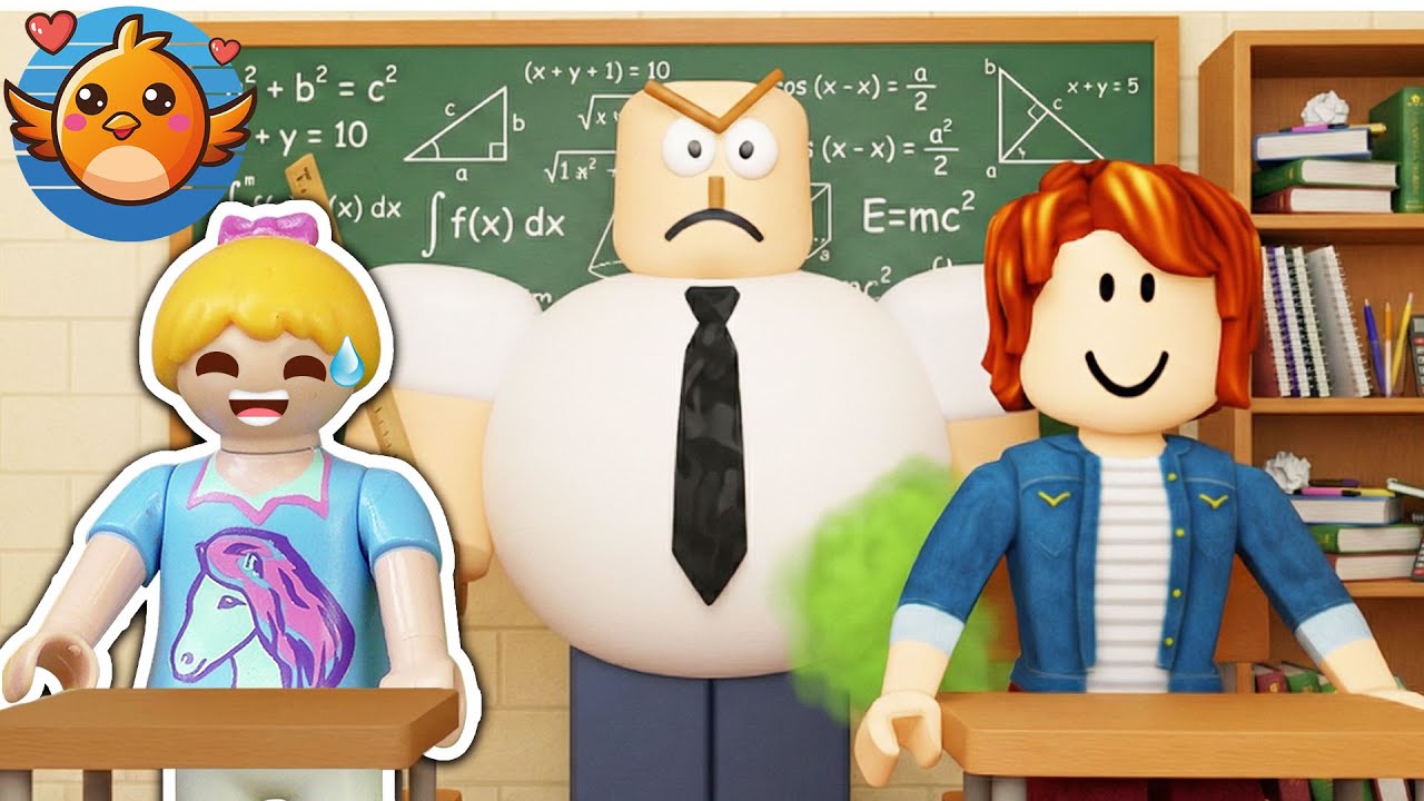 Hannah muss nachsitzen!😪 Erster Schultag in der neuen Schule!📚 Roblox Obby | Playmobil Familie Vogel