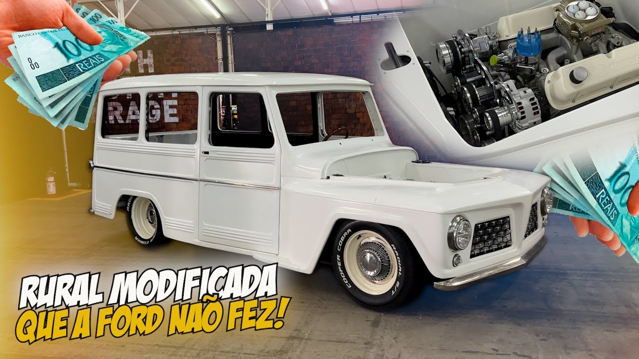 RURAL QUE A FORD NÃO FEZ! ELE MELHOROU O PROJETO DO ENGENHEIRO DA FORD E FEZ A RURAL 2025