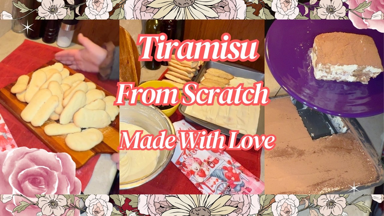 Easy From Scratch Tiramisu With Homemade Ladyfingers | Perfect Valentine’s Day Dessert | RV Cooking