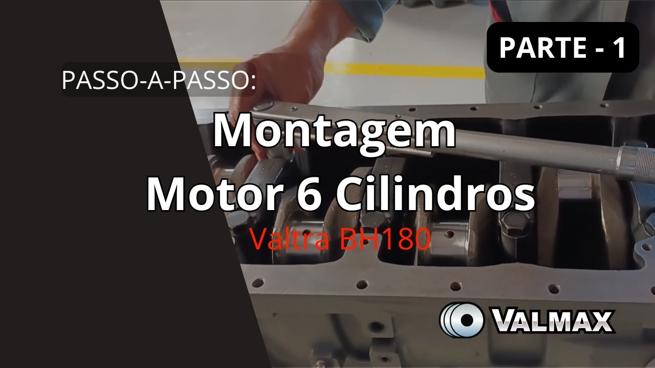 PASSO-A-PASSO: Montagem do Motor 6 cilindros do trator Valtra BH180 PARTE 1