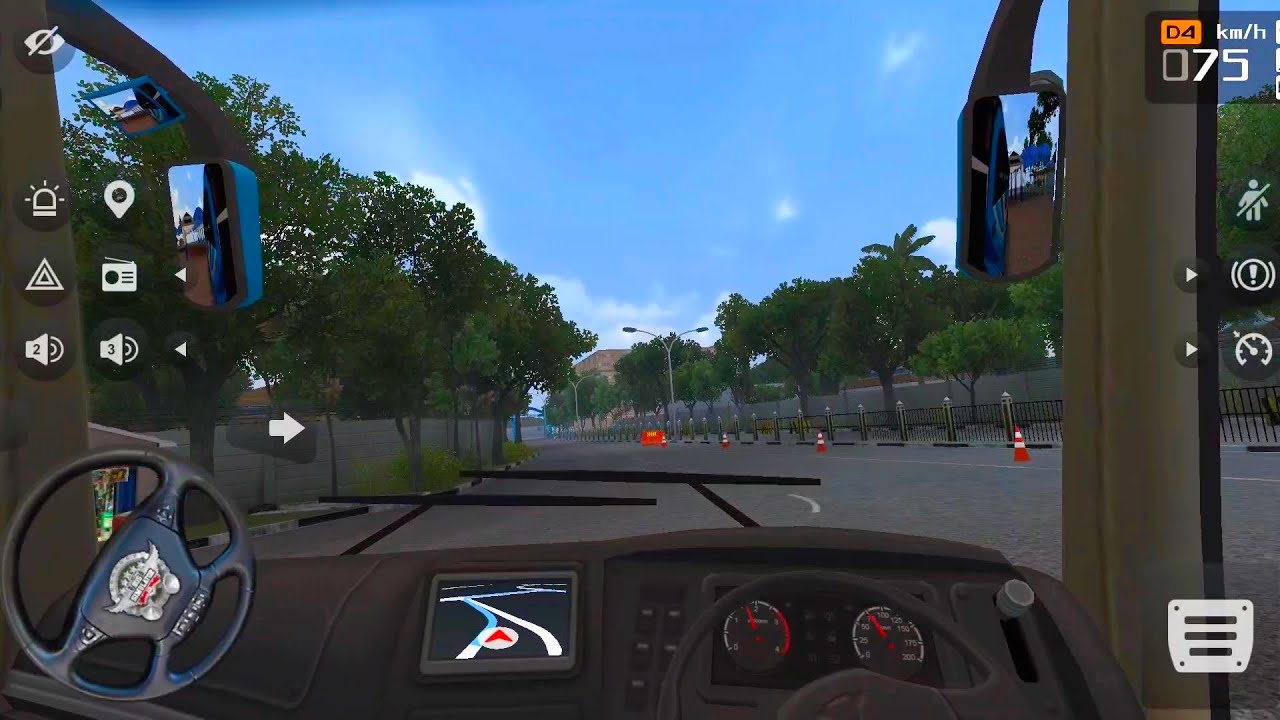 bus simulator gameplay in high speed