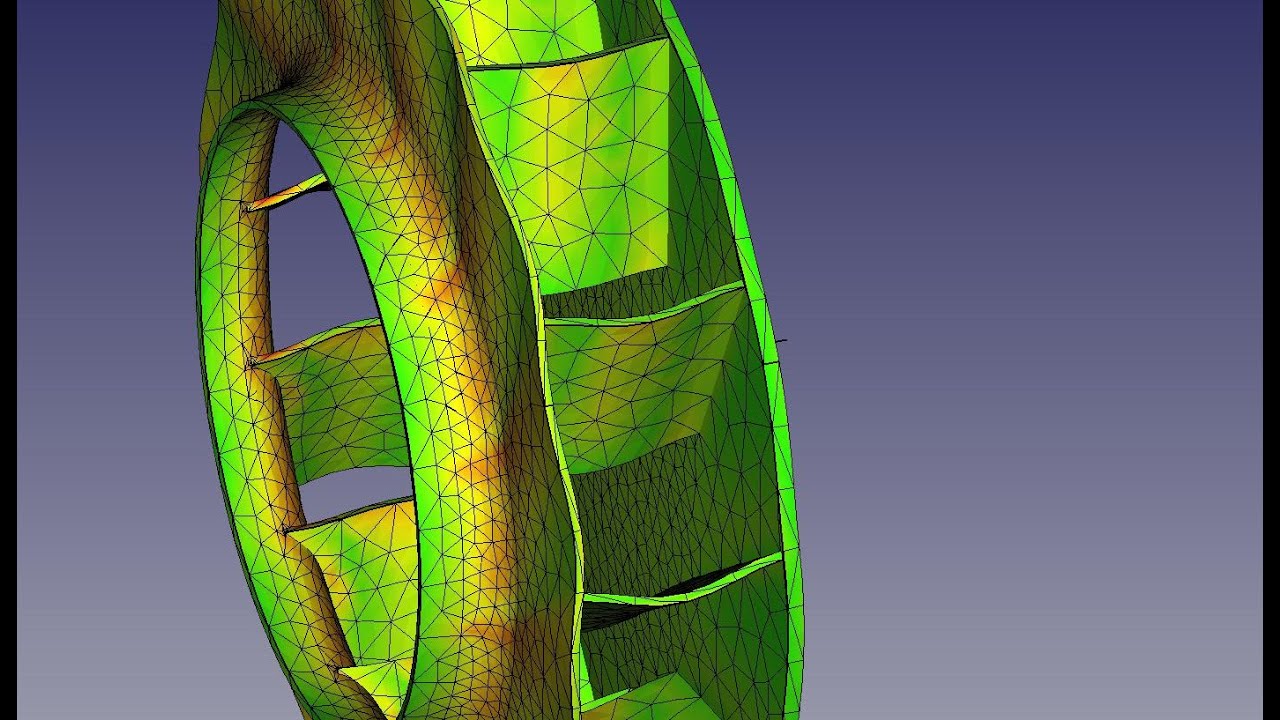 FREECAD #226 - ROTOR + FEM