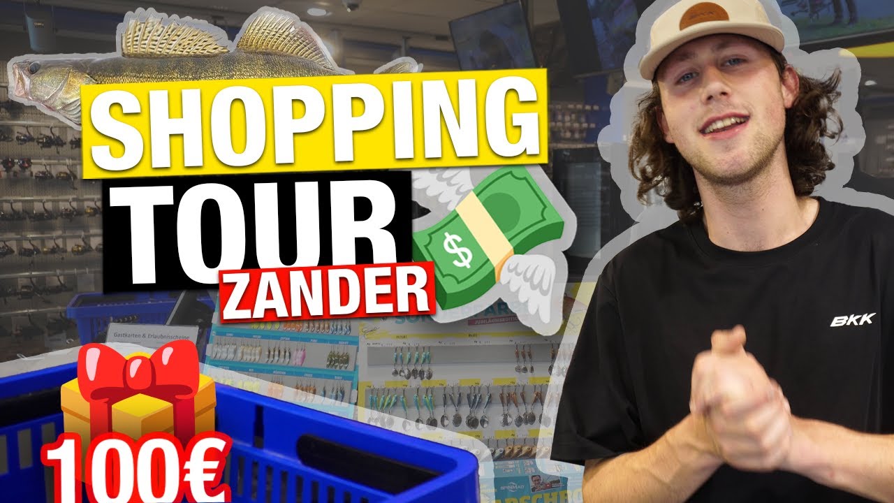 ECHT JETZT?!🤩🔥 100&euro; SHOPPING-Tour im Angelladen #haul
