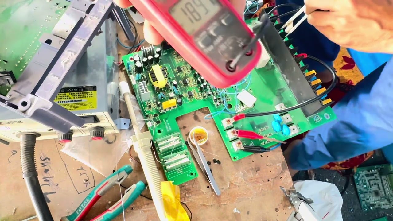 18-22 kw invt inverter out1 ,out2,out3 fault and its repairing #invt #vfd #electronic #solarenergy