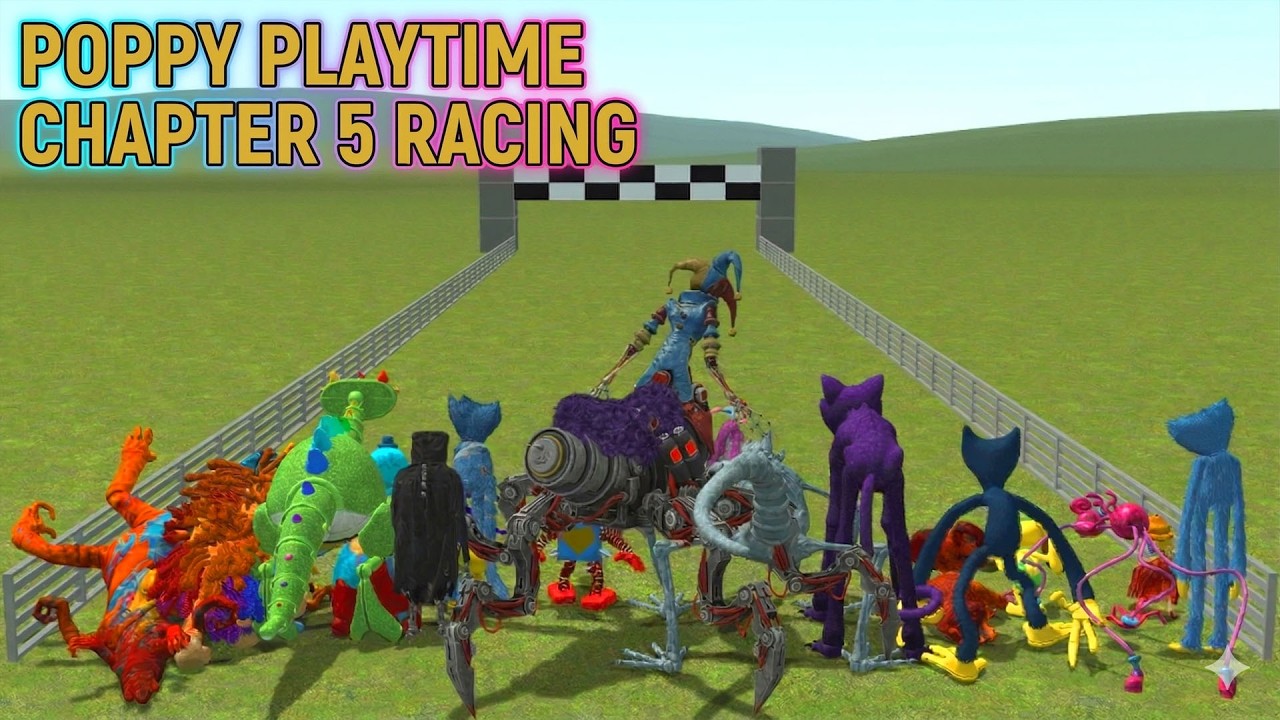 Who is the Fastest Poppy Playtime Monster All Chapters in Garrys Mod