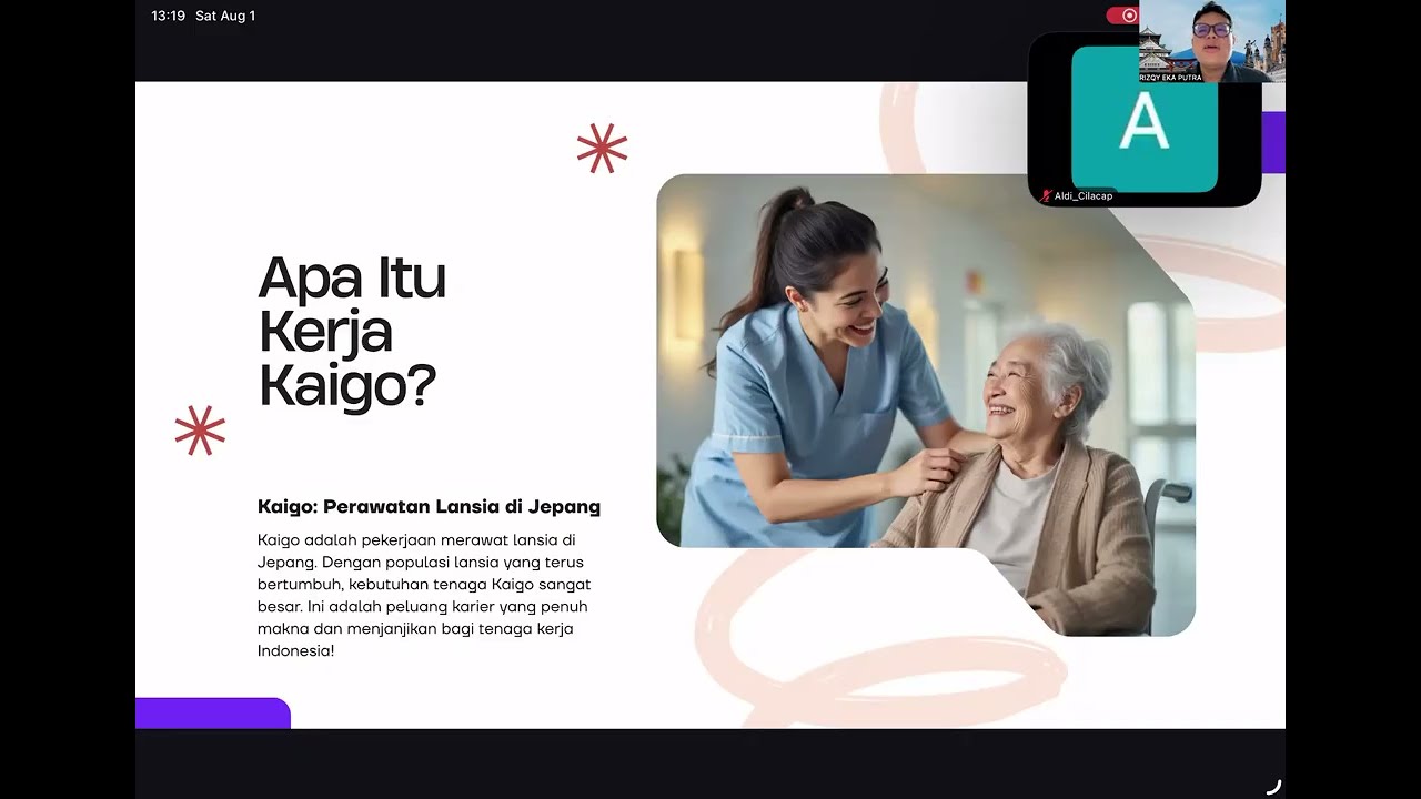 Webinar dotyczący pracy za granicą #Eps10 Strategia TG i Eksplorasi Peluang Karir Bidang Kaigo Jepang
