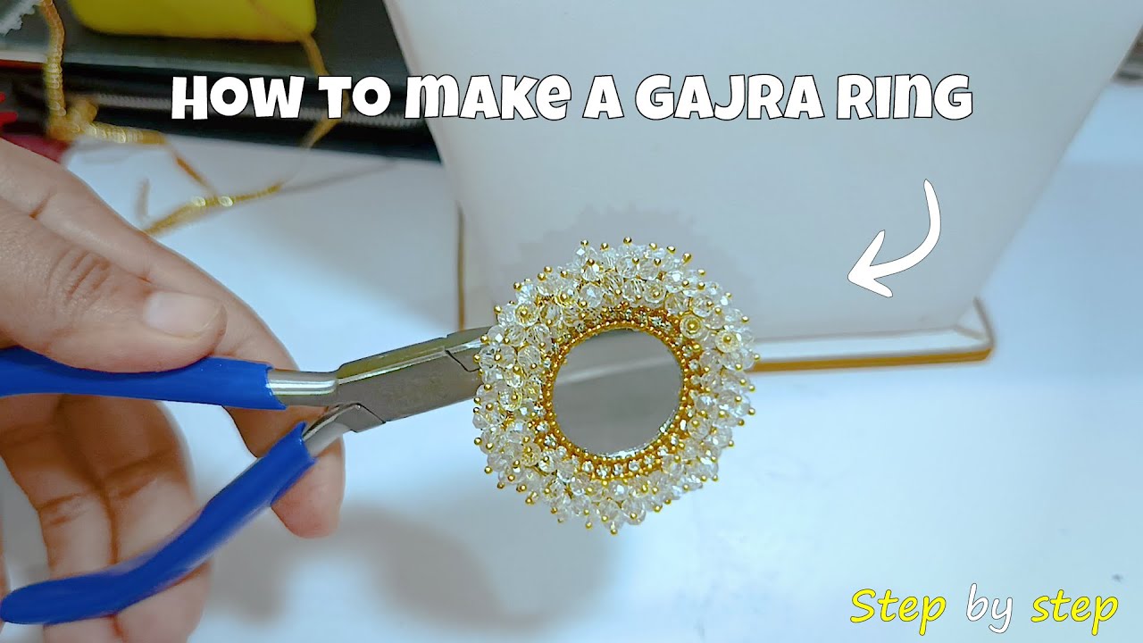How to make a Gajra ring 💍✨ | DIY ring tutorial | step by step