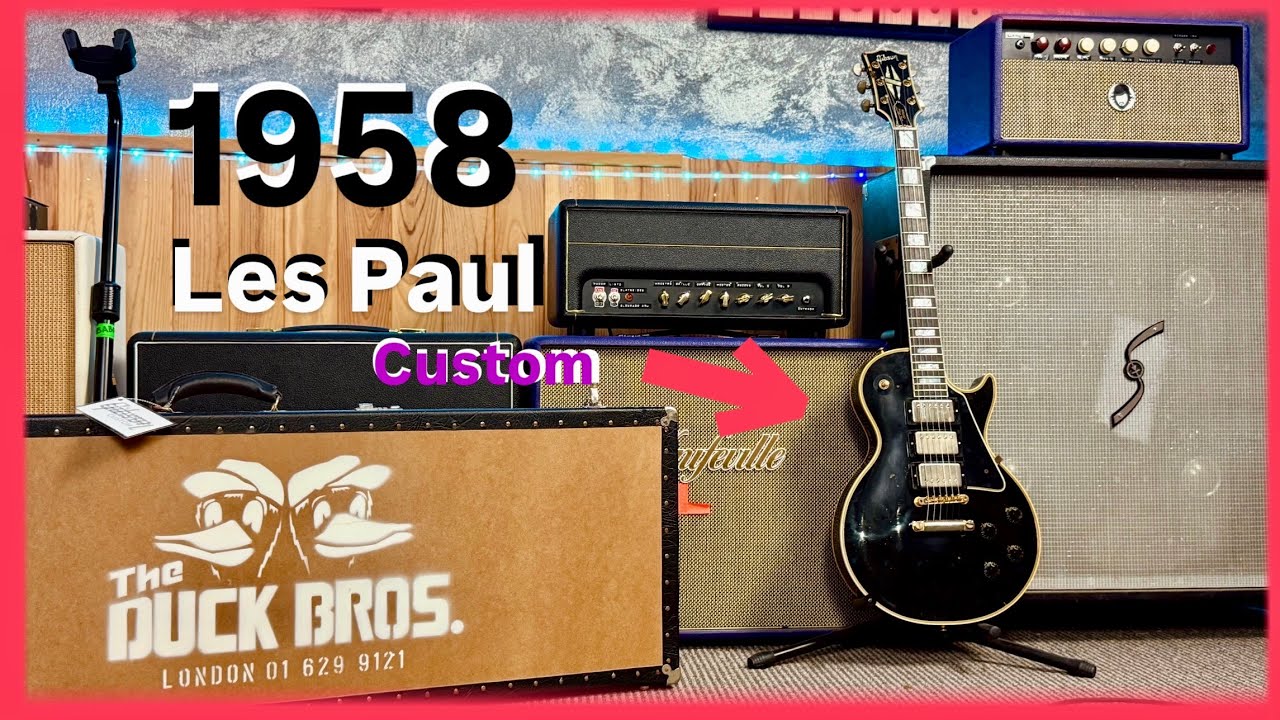 ASÍ ES LA NUEVA GIBSON LES PAUL CUSTOM 1958 ERIC CLAPTON!!!
