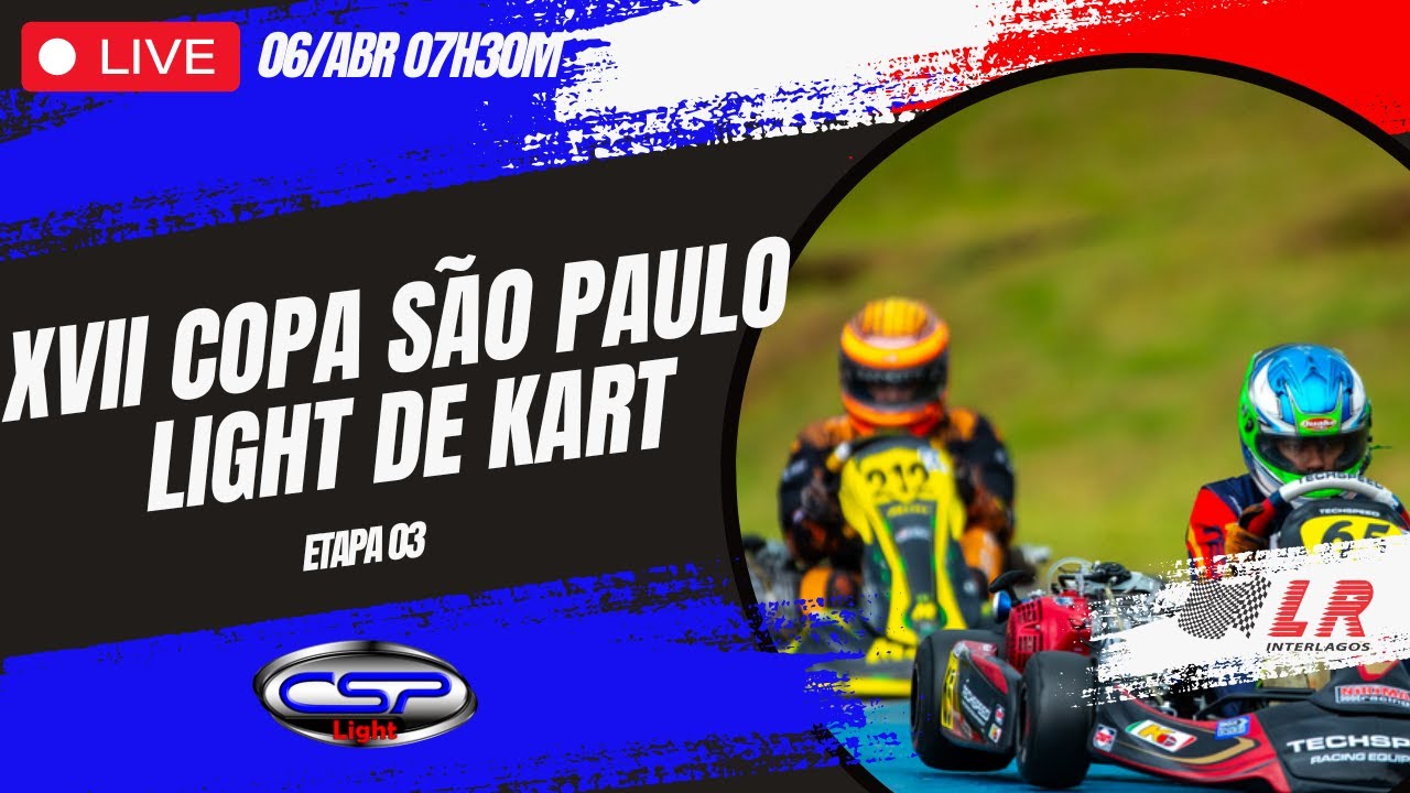 XVII COPA SÃO PAULO LIGHT DE KART - Etapa 03 - INTERLAGOS