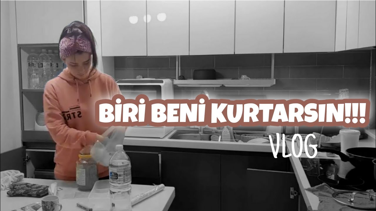 SONUNDA EVİMİ TEMİZLEDİM 😅 |Kore market alışverişi |Günlük VLOG ♥️