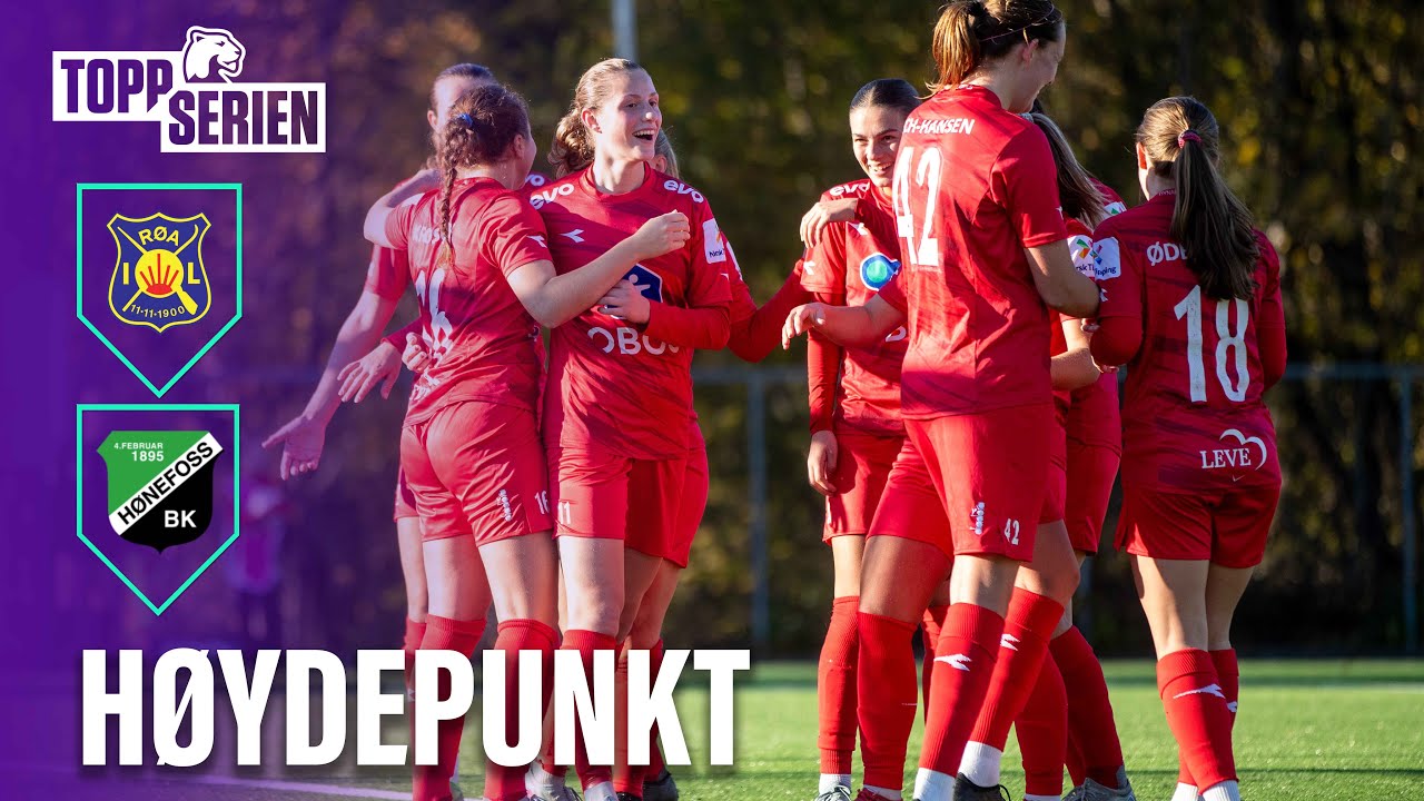 Berisha med årets mål-kandidat i Nordbys avskjed | Røa v Hønefoss Høydepunkter | Toppserien 2025