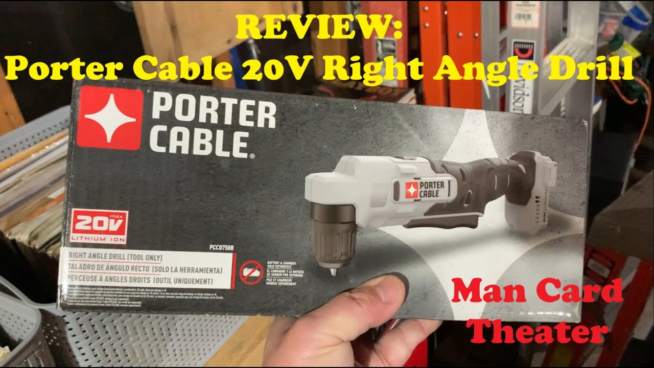 My Review: Porter Cable 20V Right Angle Drill