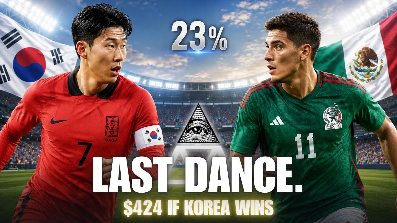 Son Heung-min's Last World Cup &mdash; Polymarket Gives Korea Just 23% vs Mexico