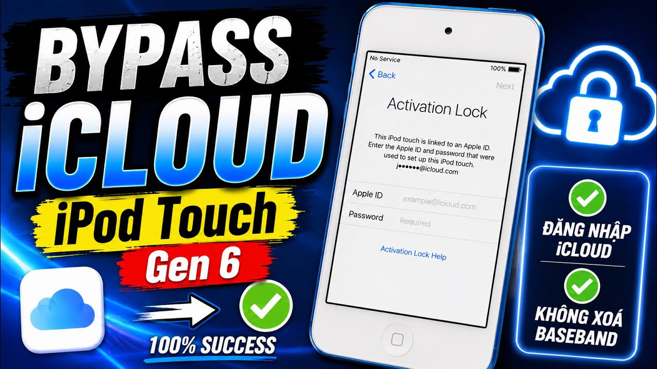 Bypass iCloud iPod Touch Gen 6 ( Apple A8 )