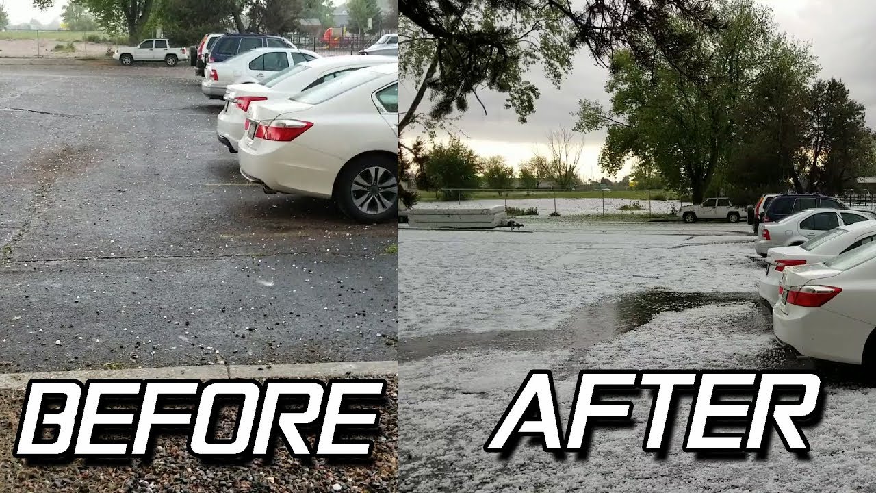 Insane Colorado Hail Storm 2018