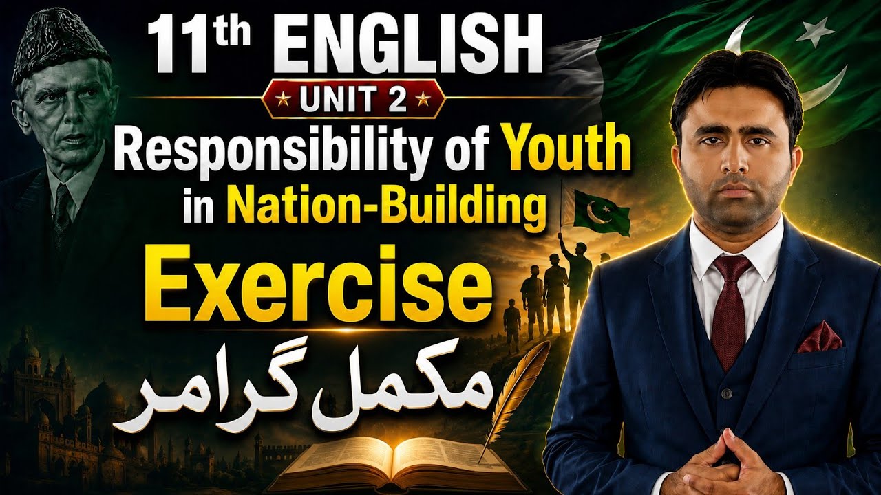 Responsibility of the Youth in Nation Building | Exercise | Chapter 2 | Class 11 English New Book
